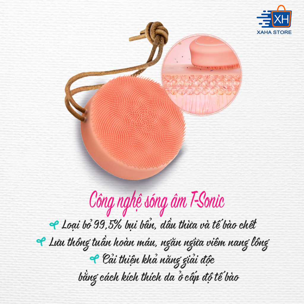 Máy Tắm Làm Sạch và Massage Cơ Thể F0RE0 Luna 4 Body Bảo Hành 2 Năm - TẶNG HỘP CHỐNG SỐC