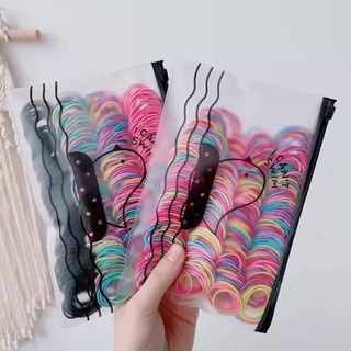 Set 500 Dây Cột Tóc Siêu Dai Nhiều Màu