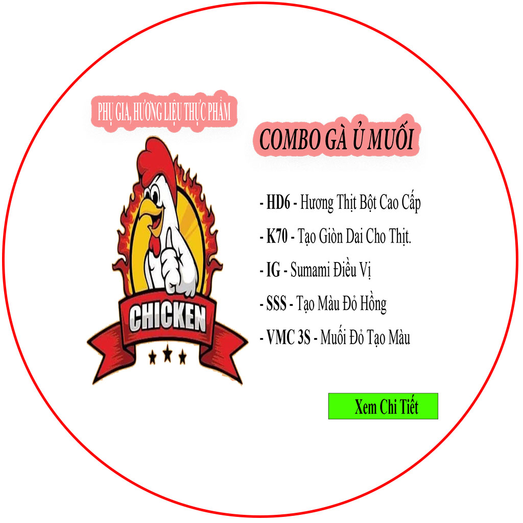 COMBO Phụ Gia Gà Ủ Muối IG Sumami+ HD6+SSS+3S+K70 - Sẵn hàng
