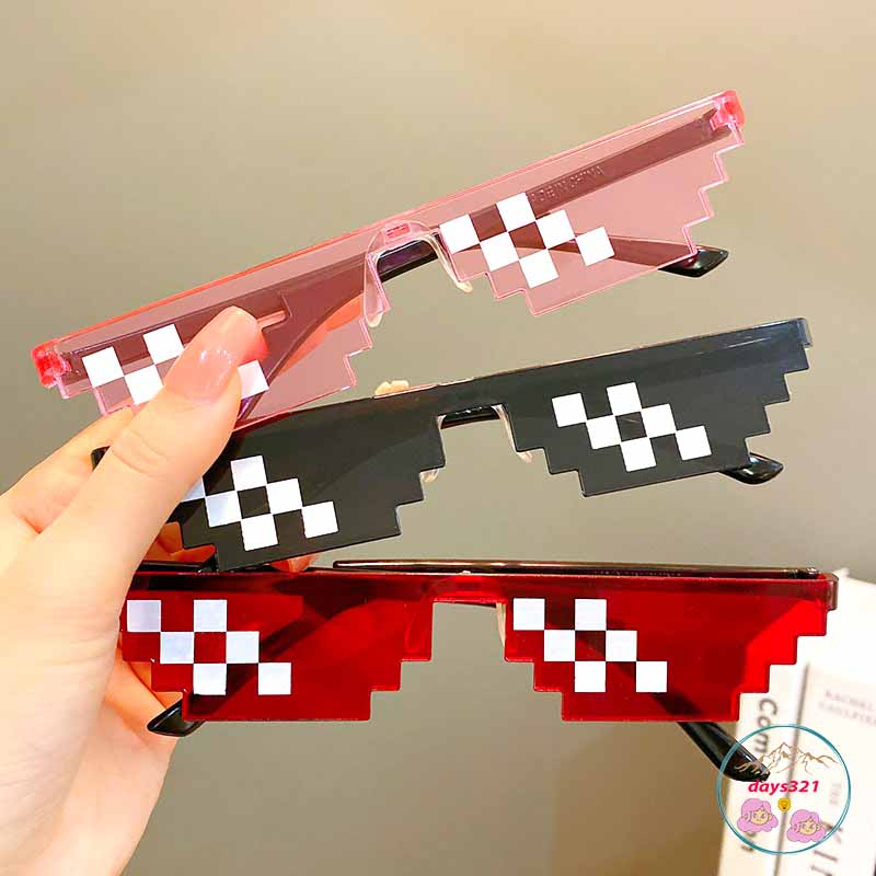 Kính Thuglife 6 Chấm MINECRAFT - Thug Life Nhiều Màu Sắc