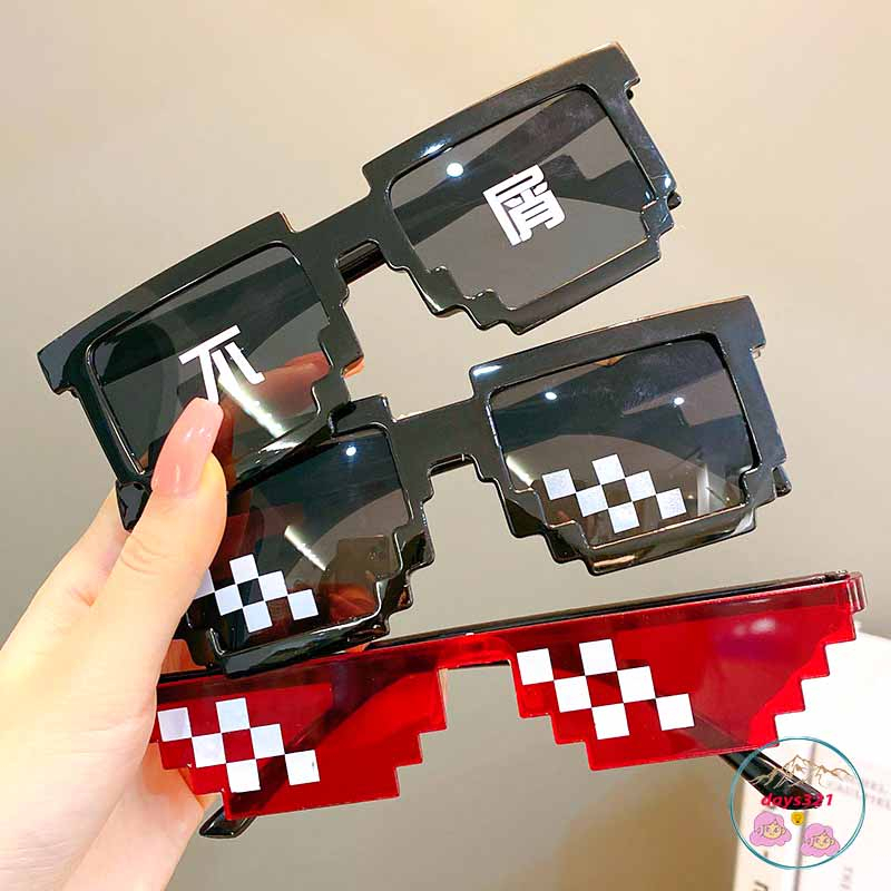 Kính Thuglife 6 Chấm MINECRAFT - Thug Life Nhiều Màu Sắc