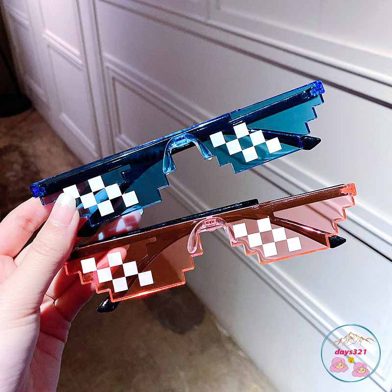 Kính Thuglife 6 Chấm MINECRAFT - Thug Life Nhiều Màu Sắc