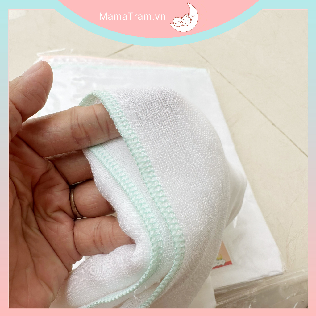 Khăn tắm bé sơ sinh - Khăn mùng cotton Nhật - Khăn Tắm Gạc 5 lớp kích thước lớn 120*80cm
