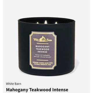 Nến thơm 3 bấc bath and body works Mahogany Teakwood Hight Intensity