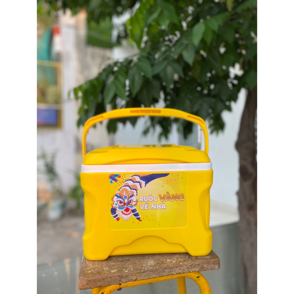 Bình đá giữ nhiệt TYLIEN 8 lít nhựa hkm Merinda - Dùng Ướp Lạnh Bia, Nước Ngọt, Đựng Hải Sản Đi Picnic Biển