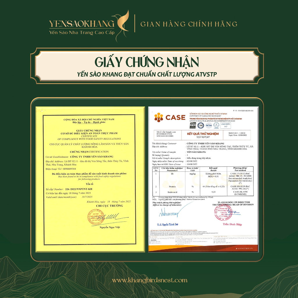 Yến viên khuôn tròn YẾN SÀO KHANG hộp 50gr/100gr