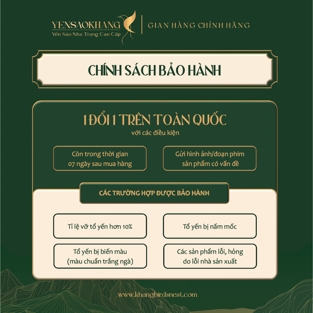 Yến viên khuôn tròn YẾN SÀO KHANG hộp 50gr/100gr