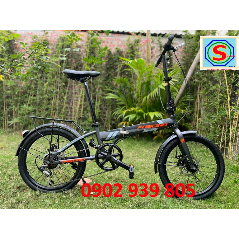 Xe Đạp Gấp FASCINO FD-20 Bánh 20 Inch Đề Shimano Revoshift