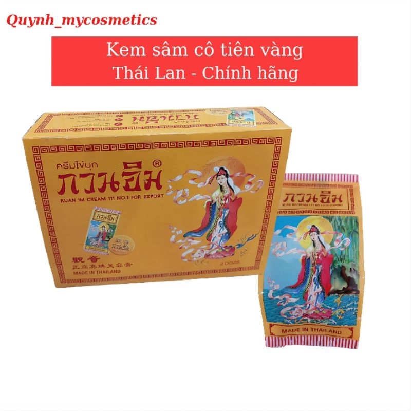 Kem sâm cô tiên vàng Thái Lan chính hãng - Hộp lẻ