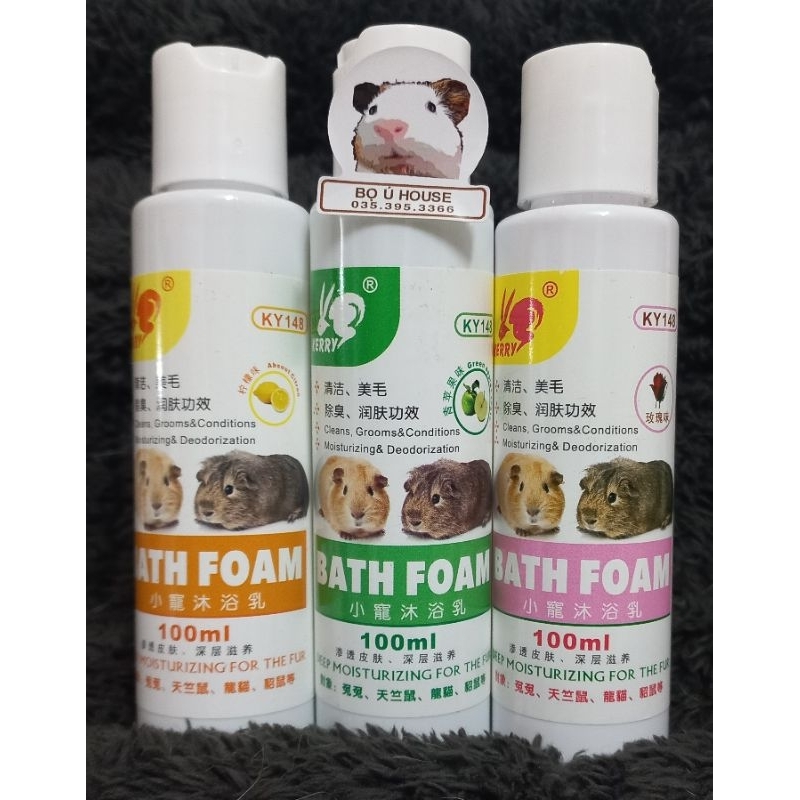 Sữa tắm chuyên dụng cho Bọ Ú (chuột Lang) - chai nhỏ