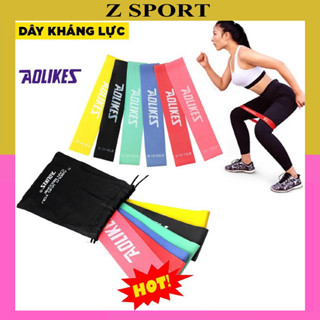  Dây kháng lực Aolikes dây kháng lực Miniband dành cho dân tập đá bóng gym luyện tập thể thao 
