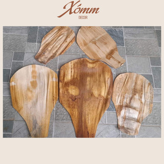 Quạt mo cau tự nhiên trang trí, decor tết, trung thu