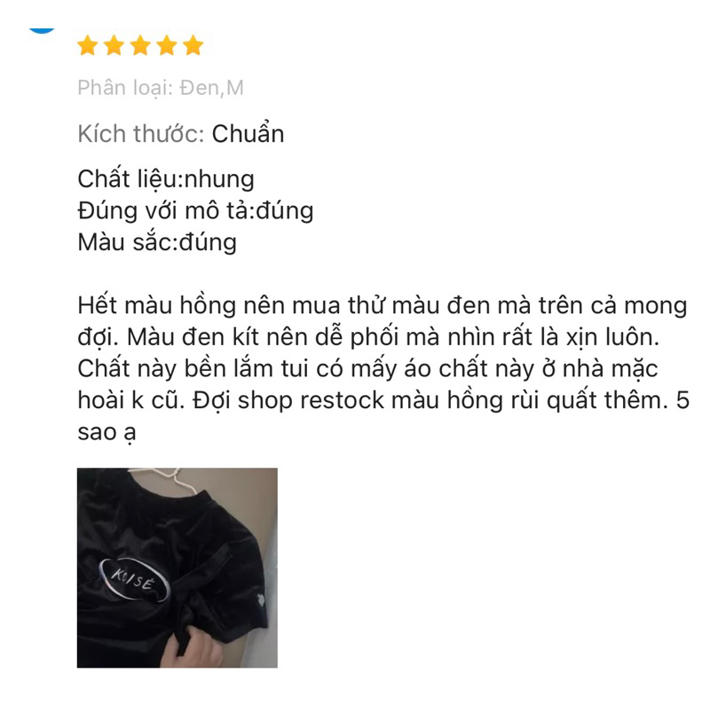 ÁO THUN BABY TEE KOISÉ CHẤT NHUNG HÀN