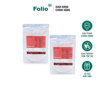 Bột đậu đỏ milaganics ngừa mụn, dưỡng da sáng mịn 200g folio nhà folio