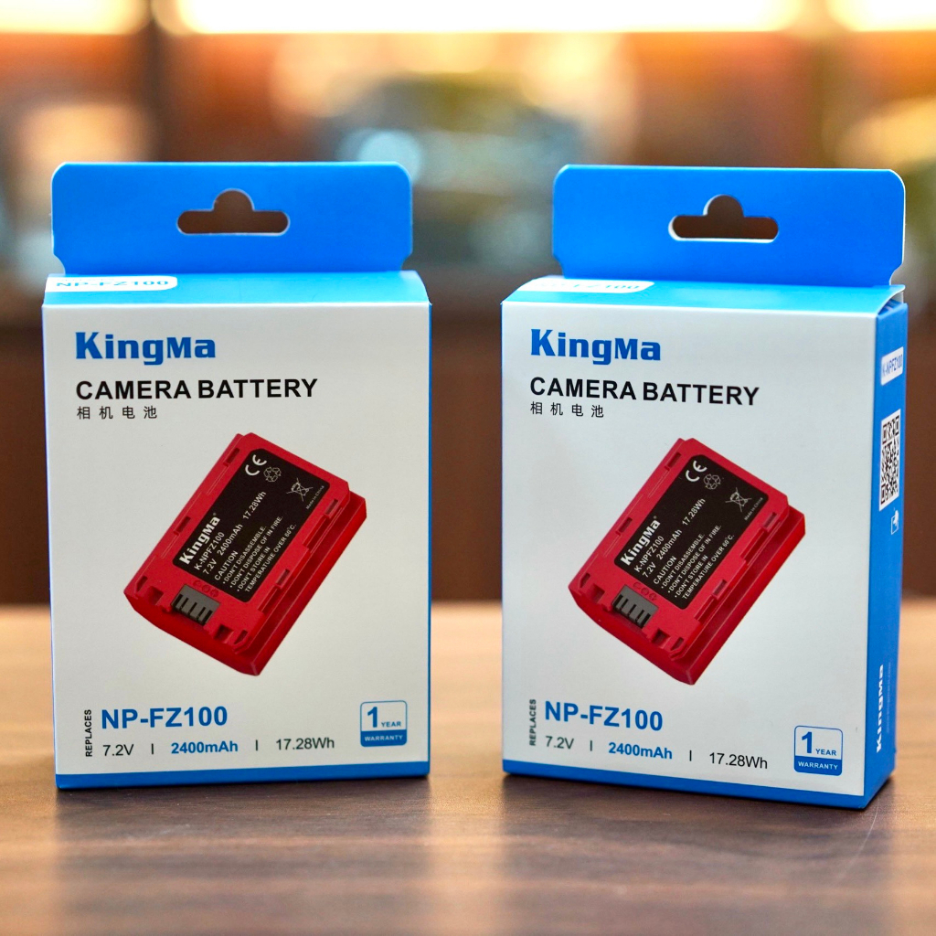 PIN KINGMA FZ100 V5 DUNG LƯỢNG 2400 MAH CHÍNH HÃNG MỚI NHẤT 2023