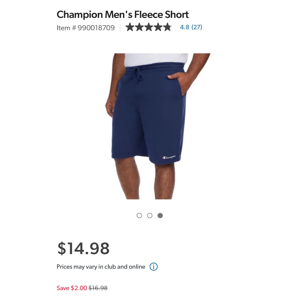 Quần short Champion