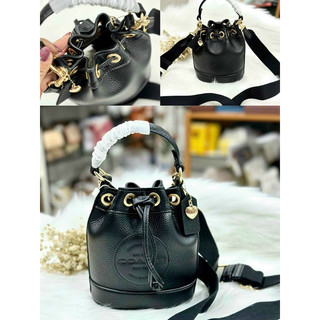 Túi C0ach Mini Dempsey Bucket da thật