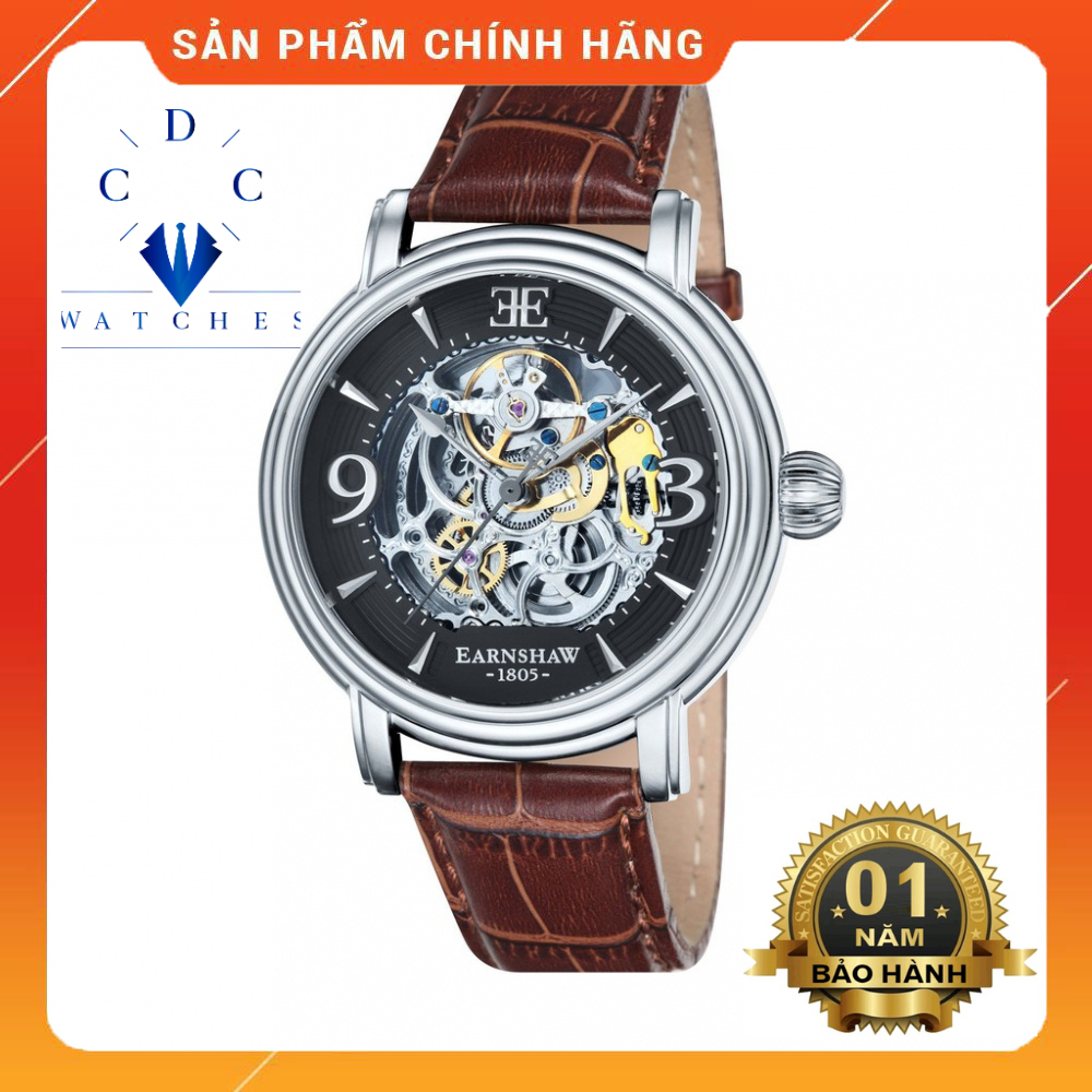 Đồng hồ Nam Thomas Earshaw Dây Da ES-8011-02