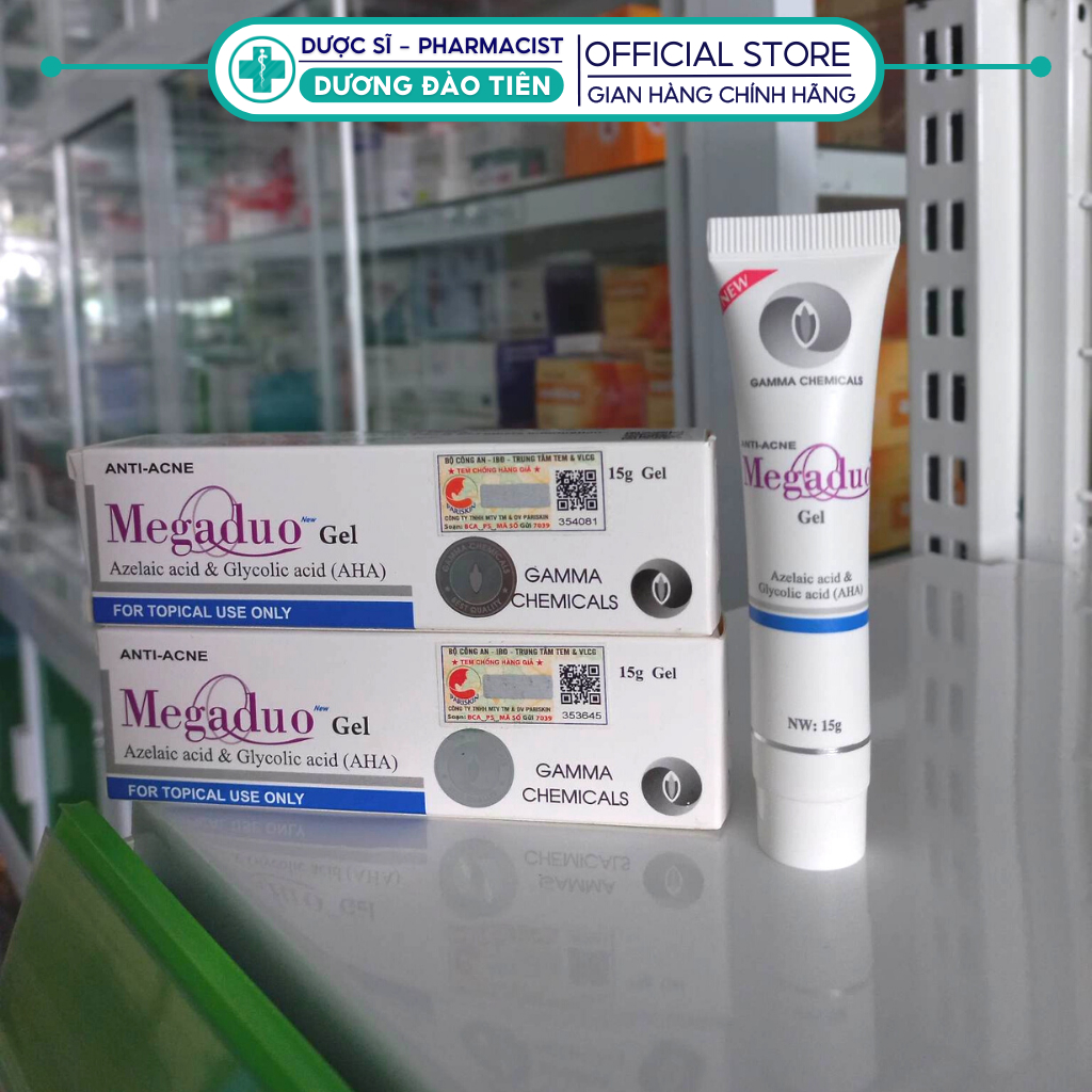 Gel Giảm Mụn Và Thâm Gamma Megaduo Gel 15gram