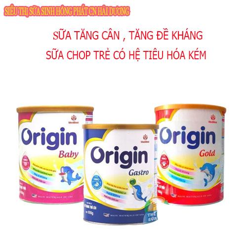 Sữa Origin Baby, Gastro, Gold hộp 800G - Phát Triển Chiều Cao, Cân Nặng, Trí Não Tiêu Hóa cho bé