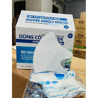 Khẩu trang 5d dũng công 100 cái kèm quà