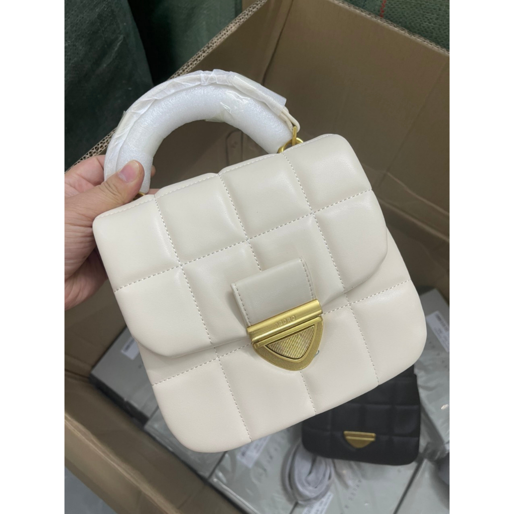 Túi xách nữ Pedro mini quilted shoulder 2023, túi đeo chéo hàng đẹp loại 1 ạ