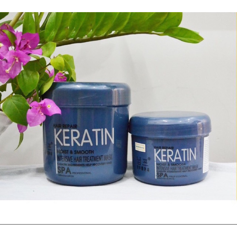 kem hấp dầu ủ lạnh phục hồi tái tạo dữ màu dành cho tóc khô xơ chẻ ngọn gãy rụng nhiều keratin collagen 500ml 1000ml