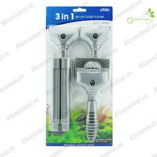 ISTA - 3 in 1 Smart Maintainer | Bộ dụng cụ đa năng vệ sinh rêu tảo trong hồ cá cảnh thủy sinh, hồ cá biển