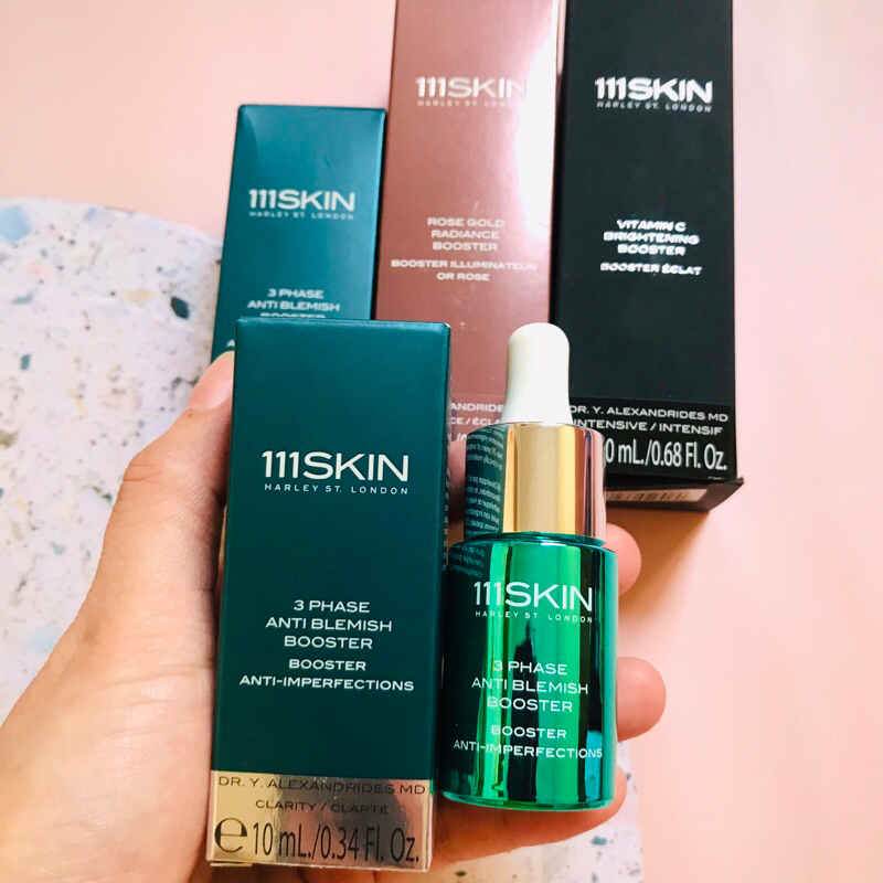 Tinh chất giảm mụn cao cấp 111Skin 3 PHASE ANTI BLEMISH BOOSTER 10ml
