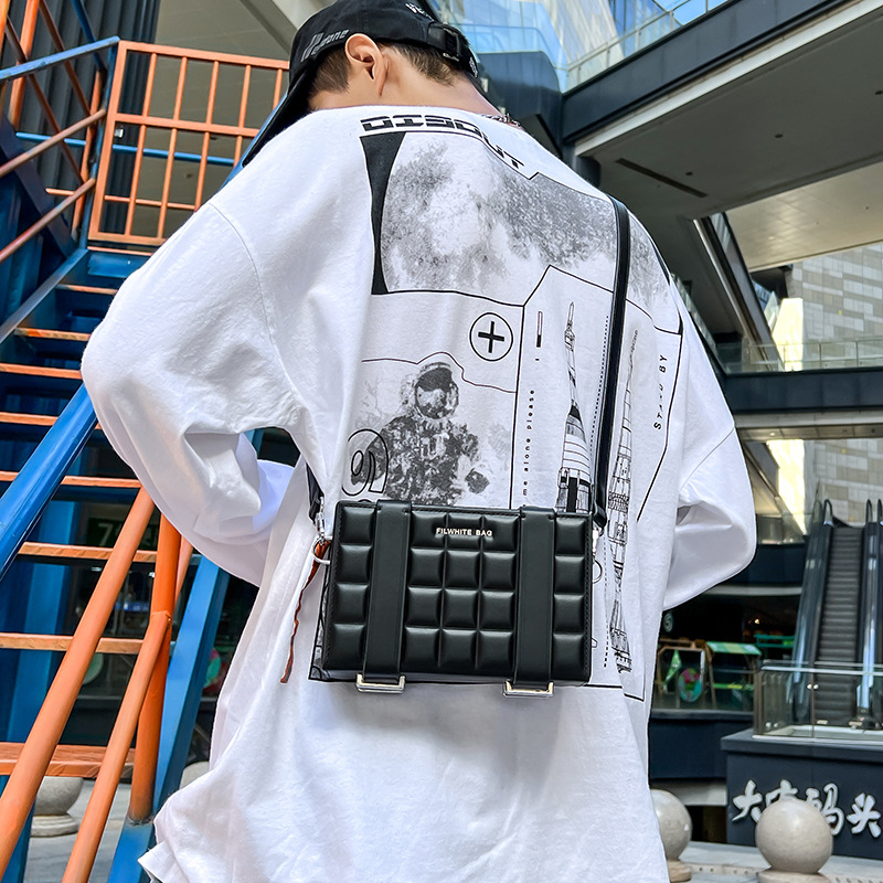 Túi đeo chéo, túi nam kẻ ô phong cách Hàn Quốc Z22.Store