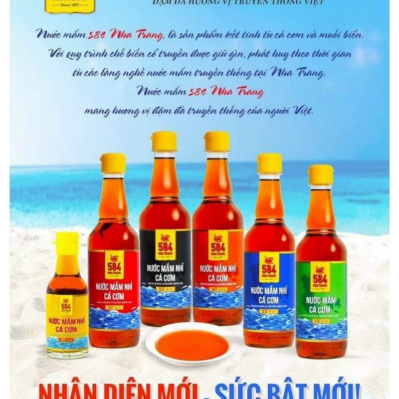 1 lít Nước mắm cá cơm 15 độ đạm