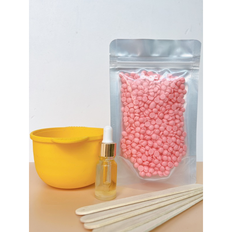Combo 100g Sáp + 1 Chén Silicon + 1 Mỡ Nguyên Chất 10ml