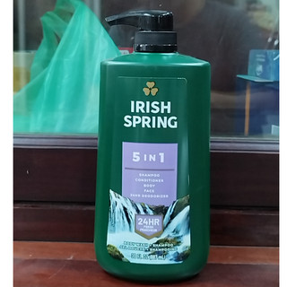 Sữa tắm gội cho nam Irish Spring 887ml hàng Mỹ