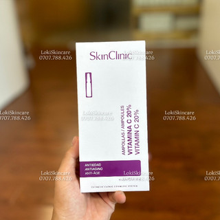 Skinclinic Vitamin C 20% - Huyết thanh C hiệu xuất cao, giúp sáng da, chống oxy hóa mờ thâm nám
