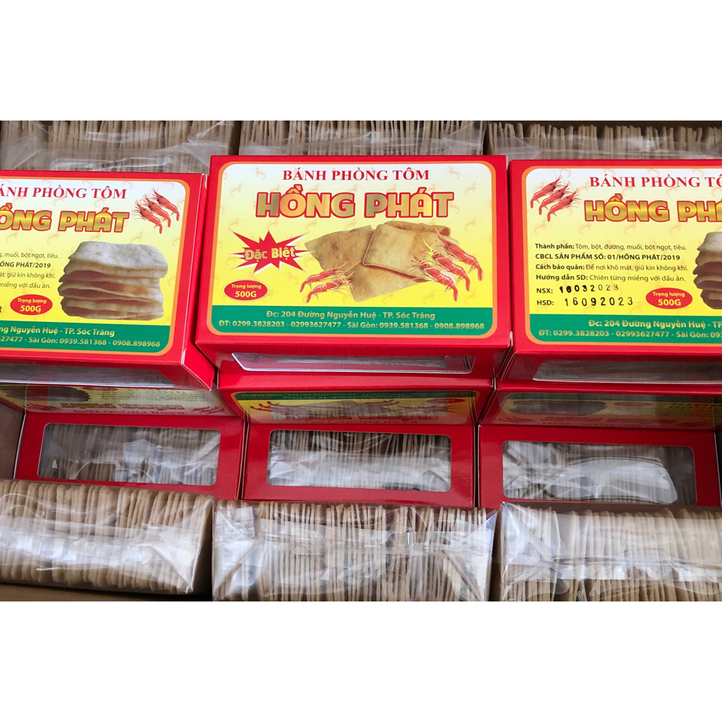 Bánh phồng tôm Hồng Phát