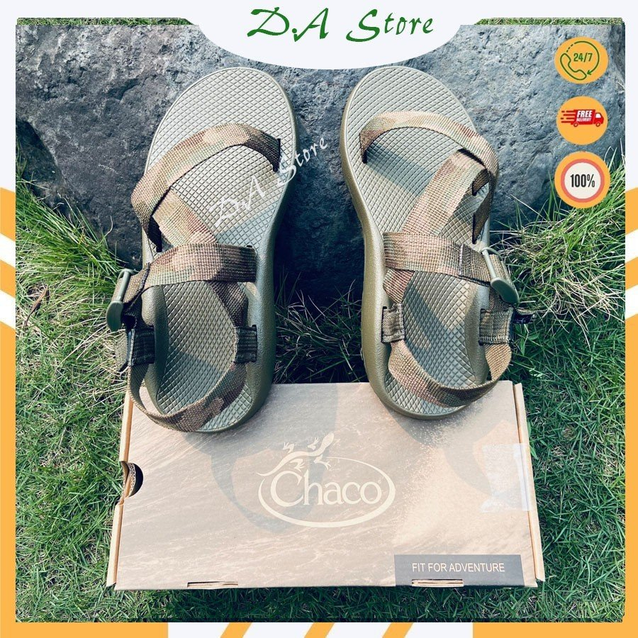 Sandal Chaco mẫu RẰN RI FULL đế QUẾ thơm cao cấp D.A Store Dép Nam Nữ Quai Hậu Bền Bỉ, Năng Động dép xăng đan