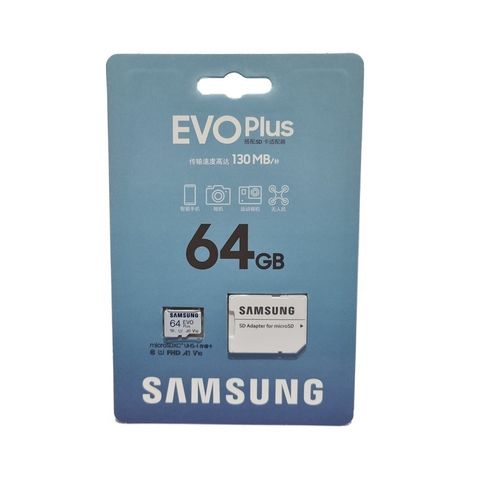 Thẻ nhớ microSD Samsung Evo Plus 32GB / 64GB / 128GB tốc độ upto 100MB/s kèm Adapter (Bảo hành 5 năm)