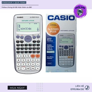 [1 ĐỔI 1 - BẢO HÀNH 6 THÁNG] Máy Tính FX-570ES PLUS (417 Phép Tính) - Chiến Binh Store