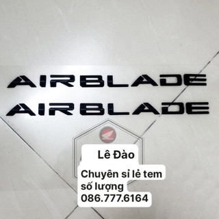Chữ Air Blade 2020 Đen Zin