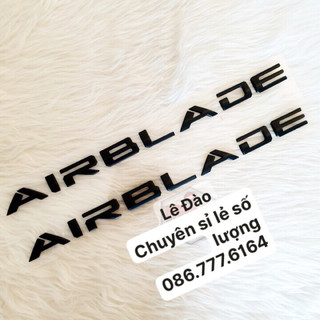 Chữ air blade 2020 đen zin