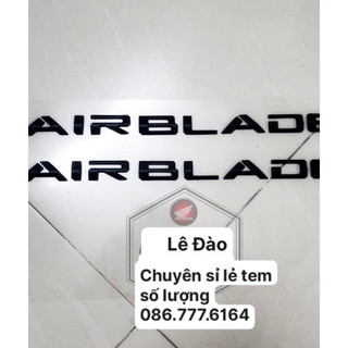 Chữ Air Blade 2020 Đen Zin