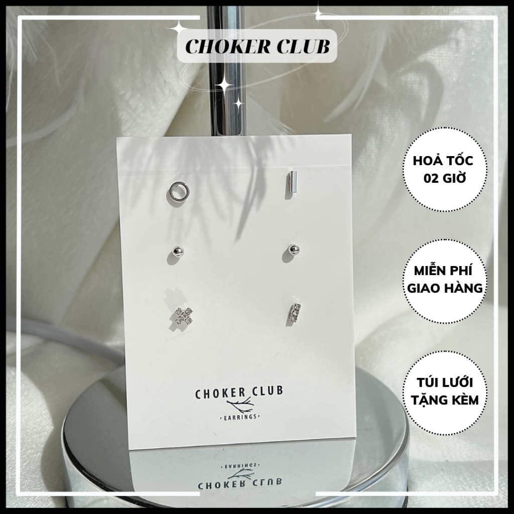 Set hoa tai basic E98 Choker Club