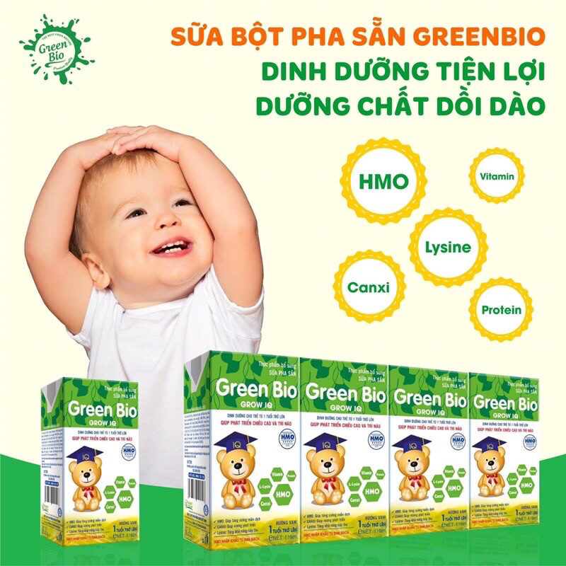 Sữa bột pha sẵn Green Bio (cho bé từ 1-10t)