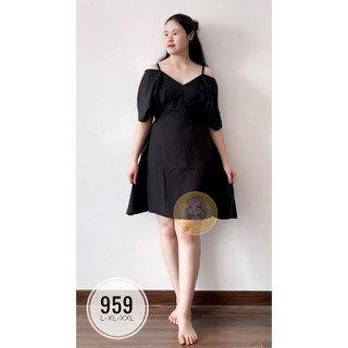 Đầm lụa bigsize 55-90ký bao xinh ( ML959)