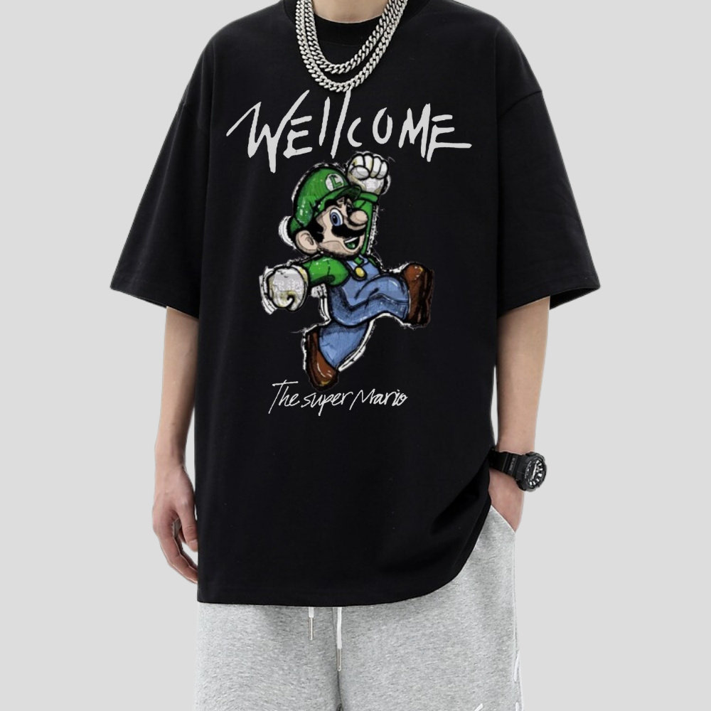 Áo Thun Tshirt Nữ Nam Unisex Chất Vải Thun Cotton Loang 3D Brand WAT455CT