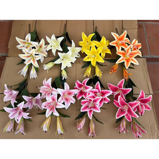 Hoa ly giả cao cấp ly 5b to