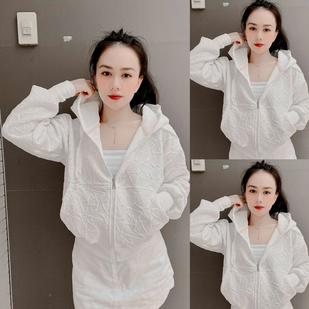 ÁO KHOÁC NỮ CHẤT LIỆU THUN XỐP FOME CHUẨN DÁNG XINH PHONG CÁCH DÀNH RIÊNG CHO PHÁI NỮ HÀNG QC CHẤT LƯỢNG NÓN RỘNG