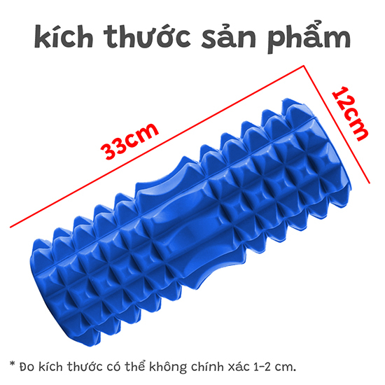 (PURPLE)-BG-Ống Lăn Dãn Cơ BG Foam Roller Tập Gym,Yoga