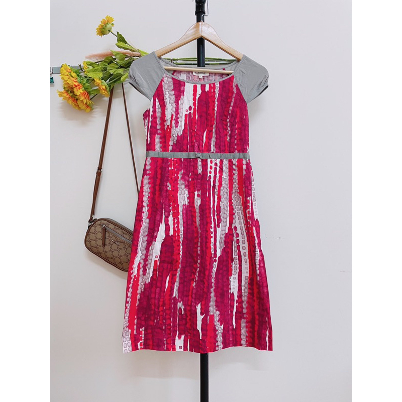 [2hand tuyển] Đầm Công Sở Phối Màu, 2hand