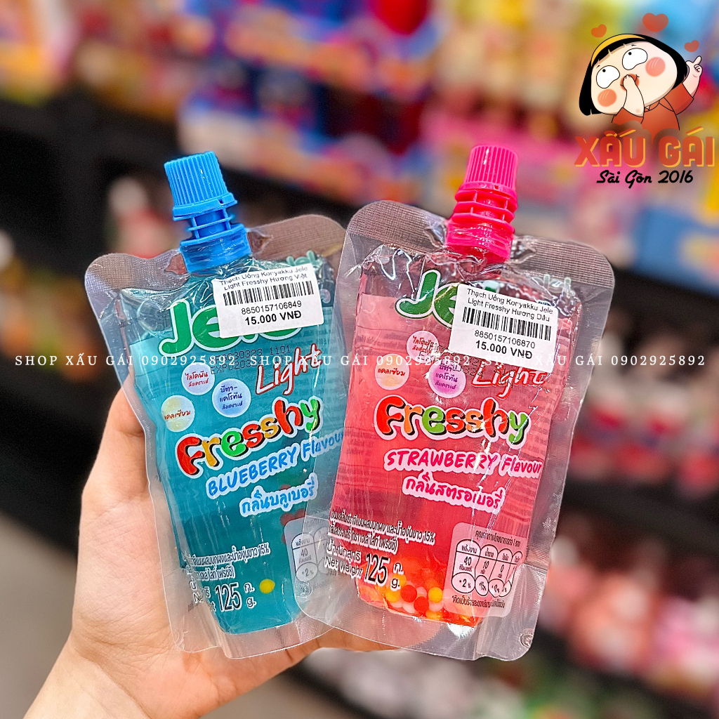 Thạch Uống Konyakku Jele Fresshy Light Thái Lan